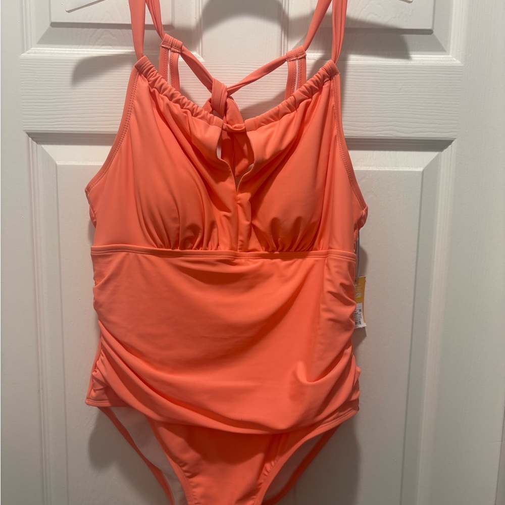 Kona Sol Coral One Piece Swimsuit